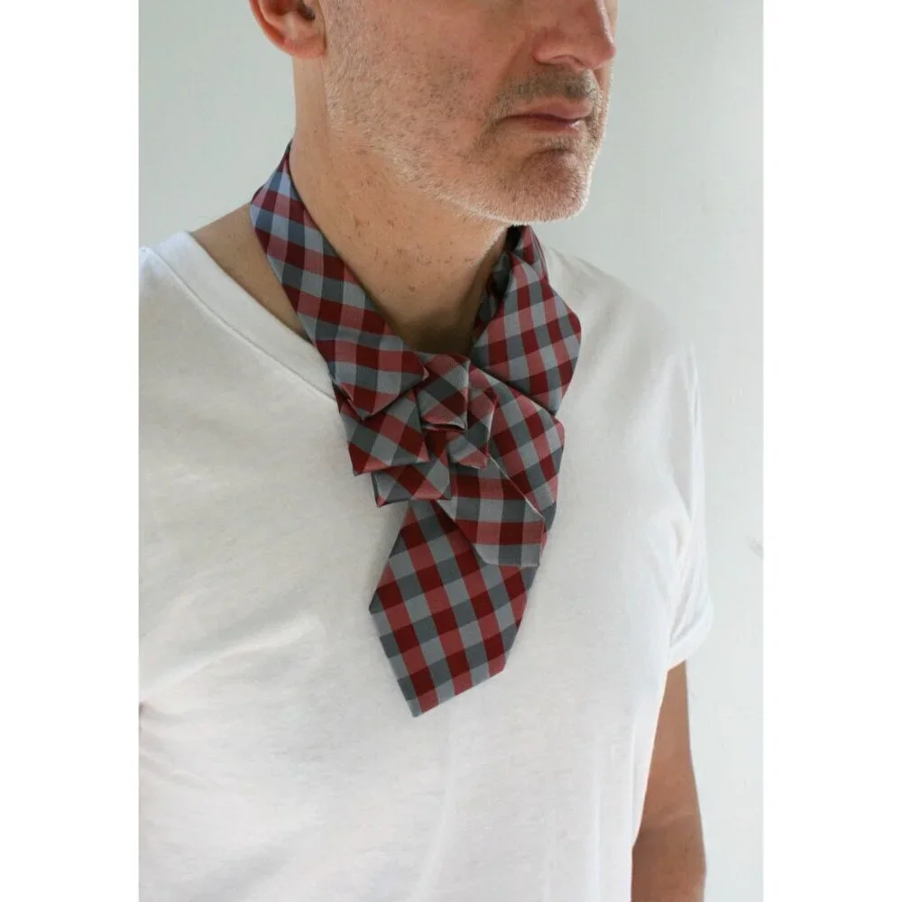 Ogsplosh Buffalo Plaid Ascot - Casual Ascot - Sustainable Men's Fashion